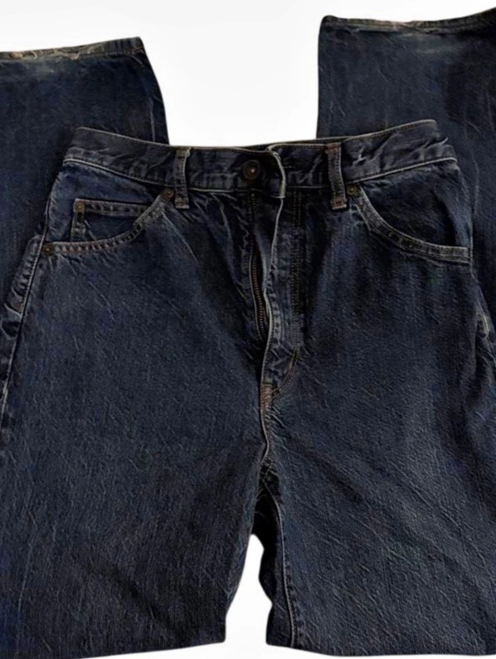 Uniqlo Dark Washed Straight Leg Jeans Waist 25